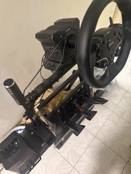 Moza r9 + ESX 方向盤 + SRP 腳踏+離合器+ 波棍+手煞