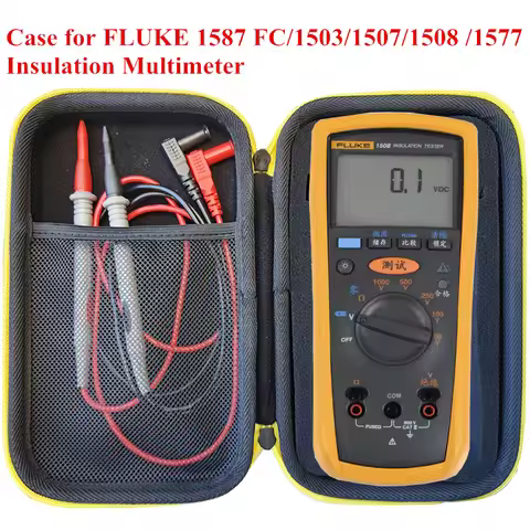 Newest Hard EVA Outdoor Travel Box Storage Bag Carrying Cover Case for FLUKE 1587 FC/1503/1507/1508