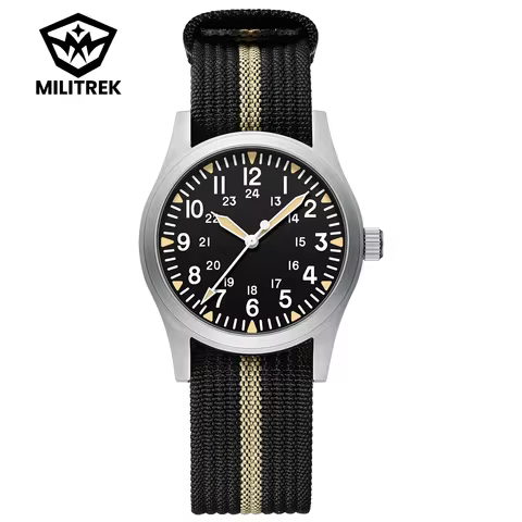 MT9001 Men's VH31 Quartz Watch Military Rugged Field Outdoor 100M Waterproof with Sapphire Glass Lum