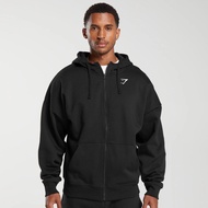 GYMSHARK Shark Men's Zipper Hooded Sweatshirt Casual Sports Home Hoodie Sweatshirt Unisex