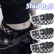Pentagram Rivet Waist Belt - Retro, Punk Rock, Y2K - Metal Stud Belts For Skirts, Jeans - Clothes De