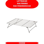 LATTBAKAD 1Pc Stainless Steel Cake Cooling Rack Drainer Rack