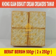 BISKUIT CREAM CRACKERS / BISKUIT GABIN / GABIN TAWAR 500 GR