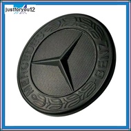 [JTFY] For MERCEDES  for BENZ CLA A45 GLA A CLASS SPORT BLACK BONNET BADGE- 57MM EMBLEM