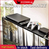 Screen Caddy TV box top shelf storage bracket stand monitor wall mount rack desktop organizer