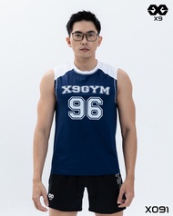 Áo Thun Ba Lỗ TankTop Thể Thao Nam Phối Vai form suông rộng tập gym chạy bộ pickleball bóng rổ - X9