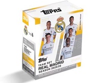 Topps Real Madrid 2025/26 Topps 最新 皇馬 Team Set 隊盒 原箱  每箱20盒，每盒6包，每包5張卡