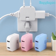 RR Travel Household Power Strip with 2 Flat Pin Switchand 2 USB Adapter Sockets