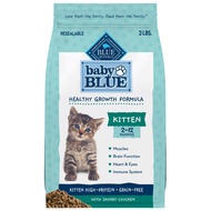 Blue Buffalo Baby BLUE Natural Grain-Free Dry Food Feeder for Kittens Healthy Growth Formula with DH