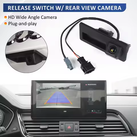 5N0827566AA 5N0827566C 8K0980551 Rear View Trunk Release Handle Backup Camera For Audi A4 A5 A6 Allr
