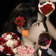KMR03. 1 Hawaiian hair clip Mori multi-petal rose BULL.SHOP