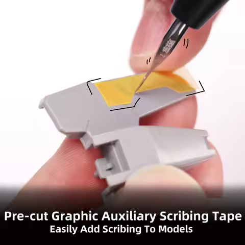 High-precision pre-cut graphic Ancillary scribing tape Easily add scribing to models Duplicate scrib