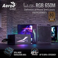 New PSU Aerocool LUX RGB 650M Modular PSU 80+ BRONZE 650W