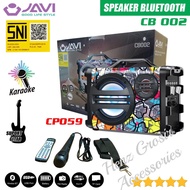Speaker Bluetooh Jumbo JAVI CB002 + Mic/Remote Support Input Gitar Speaker Superbass Speaker Stereo