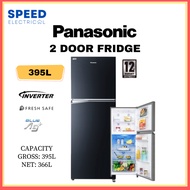 [SABAH ONLY] PANASONIC 2 DOOR FRIDGE 395L NR-TL381BPKM INVERTER ICEBOX 2 PINTU 冰箱