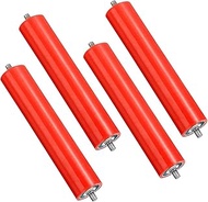 4 Pack Rubber Conveyor Roller, Industrial Conveyor Belt Replacement Roller Long 190 290 390 490 590