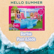 Barbie POOL&SLIDE Swimming POOL  Juicy Summer Barbie Doll Barbie Doll Set Barbie Toys