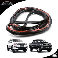 ยางขอบประตู หลัง-ซ้าย สี Black Hilux Vigo Fortuner Toyota 4 ประตู ปี2005 - 2013 ขนาด 180x2.5x1 มีบริ