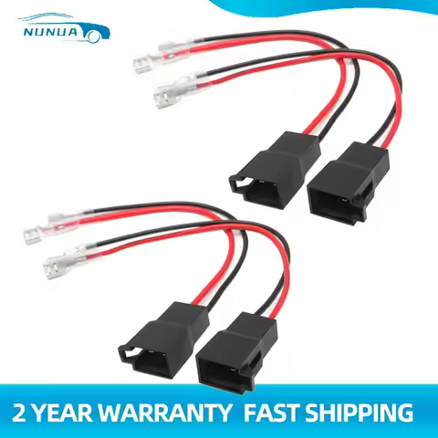 1/2 Pair 15cm Speaker Cable Adaptor Plug Connectors Sudio Wire Connector For Vauxhall /Renault /Volk