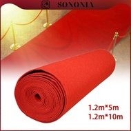 [SONONIA] Red Carpet Wedding Rug Practical Walkway Red Carpet Red Aisle Runner 1.2M Wide