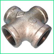 ☾ Meisons GI CROSS TEE 1/2" THREADED SCH40 STANDARD