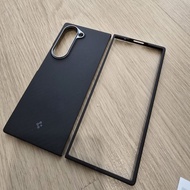 Samsung Z Fold 6 Spigen Real Carbon Fiber Case with box casing bekas