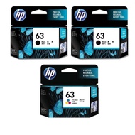 2 X HP 63 Black Ink Cartridge + 1 X HP 63 Tri-color Ink Cartridge X HP 63 Black Ink Cartridge + 1 X 