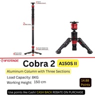 iFootage Cobra 2 Strike A150S II Telescopic Monopod