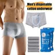 5/10 PCS Disposable Underwear Men Underwear Cotton Travel Underwear Men Portable Antibacterial Disposable Underwear Disposable Underwear