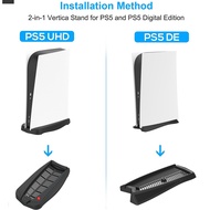 Playstation 5 Vertical Stand Base for PS5 Disc Ultra Edition HD and Digital Edition