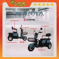 Exotic Motor Listrik Sepeda Listrik Roda 3 EXOTIC SIERRA 800 Watt Garansi Resmi !!!