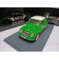 Neo 1 43 Audi Alliance 4 Door Classic Car Model DKW 3 = 6 F94 4d 1957 Green White Top