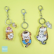 [Miravivi] Bu2ma I'm Not Fat Tiger-Summer Series Acrylic Key Ring
