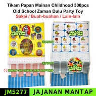 Sakai Tikam Papan Mainan Childhood 300pcs Old School Zaman Dulu Party Toy