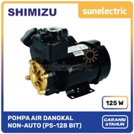 Shimizu Ps-128 Bit Pompa Air Dangkal 125 Watt Daya Hisap 9 Meter