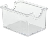 G.E.T. Enterprises SC-66-CL Clear 3.5" x 2.5" Sugar Caddy, Break Resistant, Clear (Pack of 12)