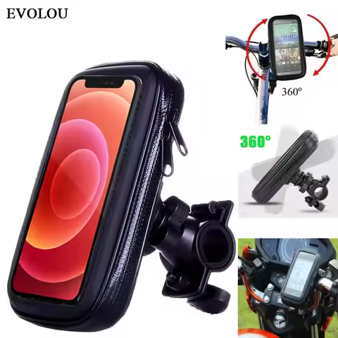 Bicycle Motorcycle Phone Holder Waterproof Case Phone Pouch for iphone 13 Pro Max 12 Mini 11 XR Xs 6