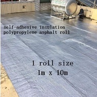 [10m] 3mm PROFESSIONAL ROOF GUM WATERPROOF METAL HEAVY DUTY ALUMINIUM FOIL ASPHALT TAPE POLYPROPYLEN