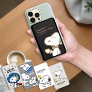 史努比 超薄磁吸無線快充行動電源 10000mah SSB WH標示 CCC認證