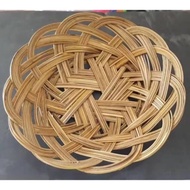 6 PCS WOVEN STICK RATTAN PLATES / STICK PLATES / HALF DOZEN RATTAN PLATES