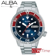 ALBA Mini Tuna Automatic นาฬิกาข้อมือผู้ชาย สายสแตนเลส รุ่น AL4227X1 / AL4227X (เป๊ปซี่)