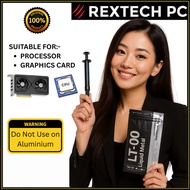 [ LOCAL STOCK ]LT-100 LT100 Liquid Metal Thermal Conductive Paste Grease for CPU GPU 128W/mK 1.5G fo