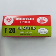 Box of 5000 Industrial Straight Nails F20 F25 F30 F40 Strength Nails – Box of 50 Tapes for Air Nail 