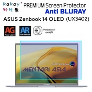 Screen Protector ASUS ZenBook 14 OLED UX3402 - KAKAY Premium ANTI BLURAY Eye Protection