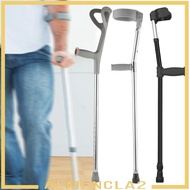 [Almencla2] Forearm Crutches with Ergonomic Grip Mobility Aid Stable Elbow Crutches