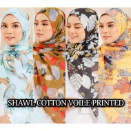 SHAWL COTTON VOILE PRINTED (BORONG SAHAJA)