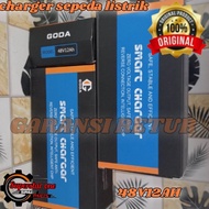 Charger Aki ACCU Sepeda Listrik GODA 48V 12AH Charger Lead-Acid Battery