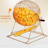 Prize Metal Manual Lottery Number Mobile Lottery Two-Color Ball Number Turntable Props Ball Creative