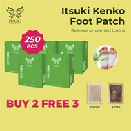 [Buy 2 Free 3 - ORIGINAL HQ] Itsuki Kenko Cleansing and Detoxifying Foot Patch - 250pcs / 5 boxes