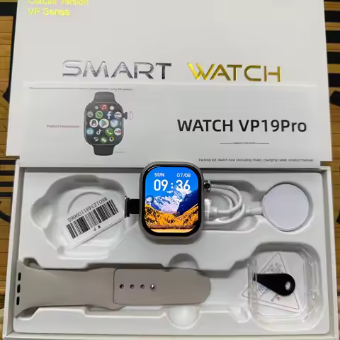 VP19 Pro Smartwatch 5G LTE Android 10.0 OS Smart Watch Touch ID 2.29 inch Amoled Rotating Camera GPS